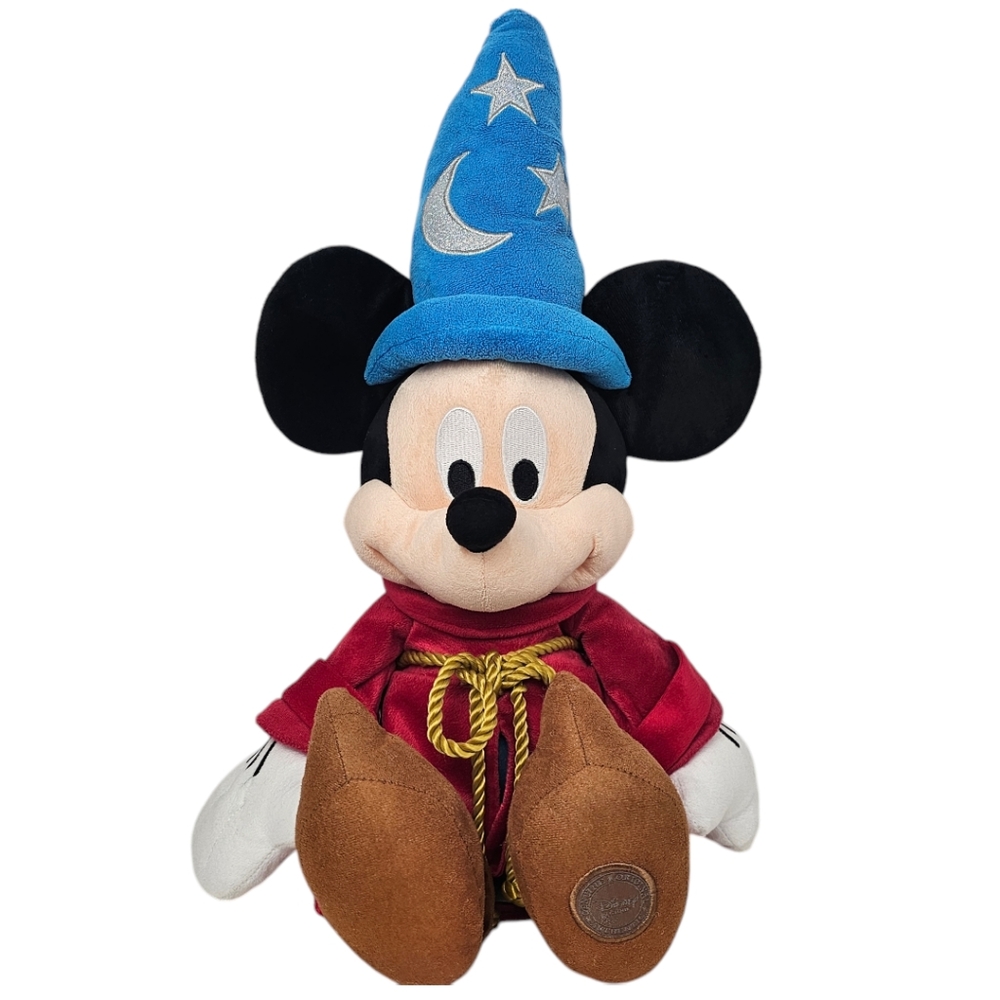 Walt Disney Mickey Mouse Fantasia Sorcerer Plush, Medium 22", EUC